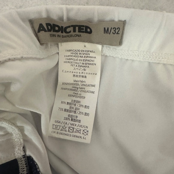 Addicted Pack Up Square Cut Swimbriefs Medium 32 Gently worn 80% polyester - Picture 5 of 7